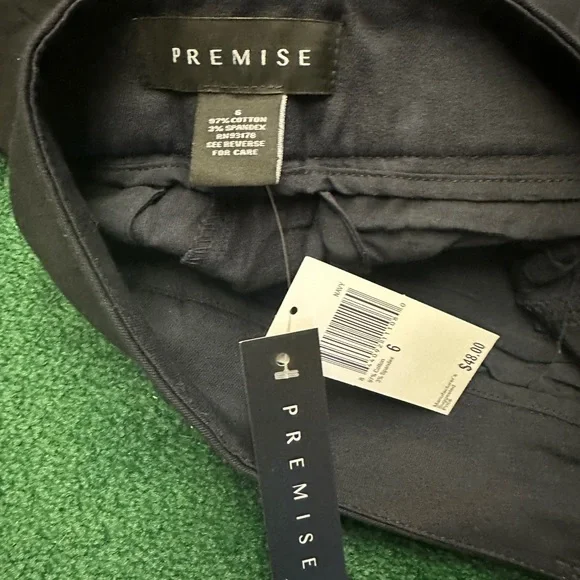 Six Pair Ladies Size 6 Dress Pants - Black, Navy, Gray, Beige - Picture 3 of 11